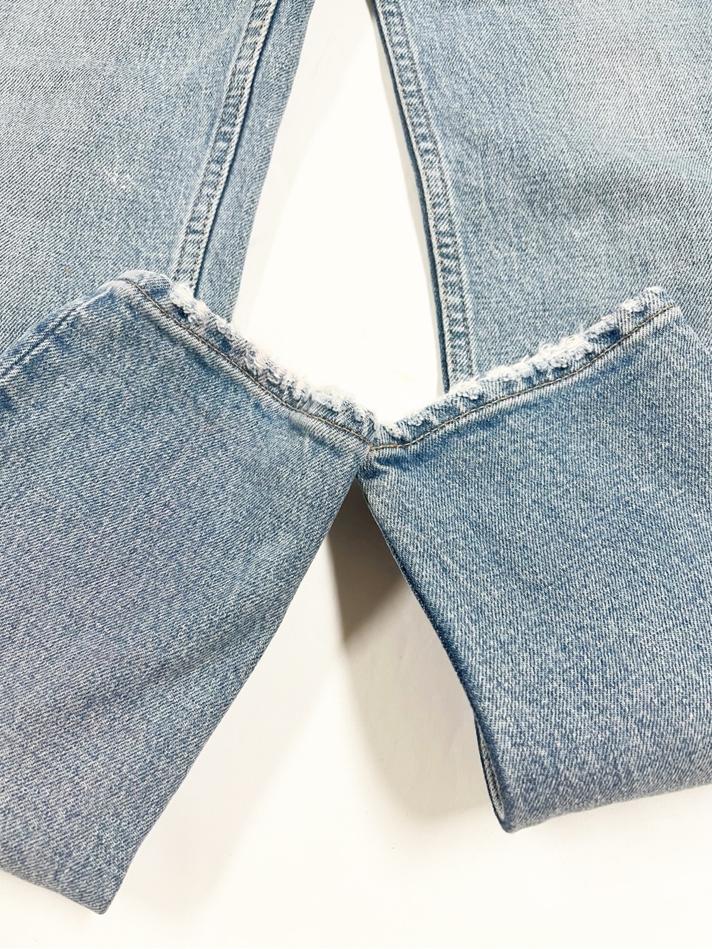 Moussy Womens MVS Vintage Stretch Light Wash High Rise Distressed Jeans Size 24 - Picture 10 of 12
